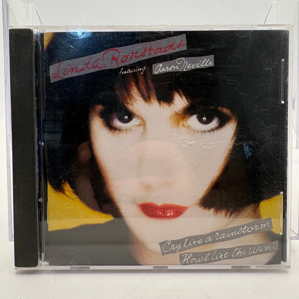 Linda Ronstadt Cry Like a Rainstorm Howl Like the Wind CD 1989 Aaron Neville